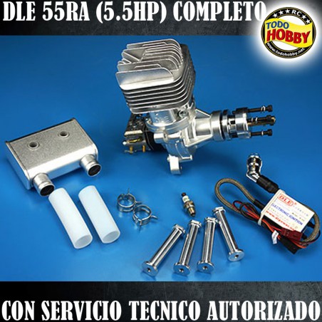 DLEngines 55RA MOTOR AVION GASOLINA 55 CC ORIGINAL