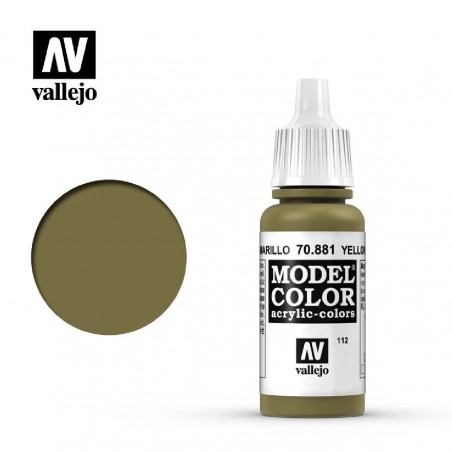PINTURA VALLEJO VERDE AMARILLO  17ML  112