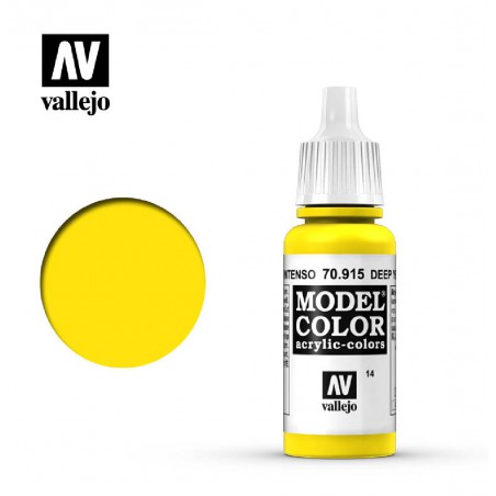 PINTURA VALLEJO AMARILLO INTENSO  17ML MODELCOLOR