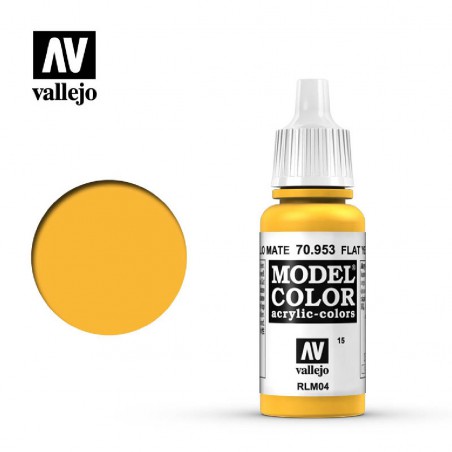 PINTURA VALLEJO AMARILLO MATE 17ML