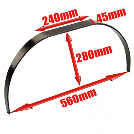 TREN CARBONO EXTRA 2600 560X280 (400g)