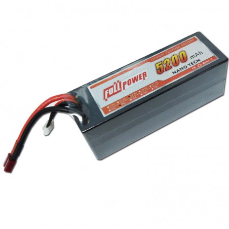 BATERIA LIPO 14,8V 5200MAH 35C CAJA DURA FULLPOWER TDEAN