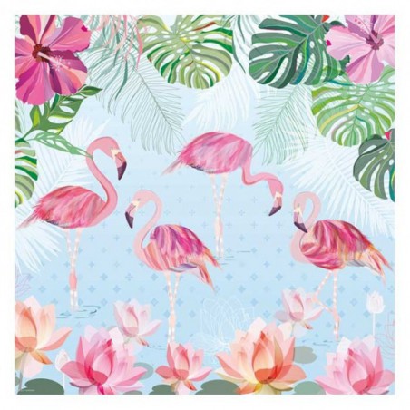 PUZZ. FLAMINGOS & LILIES, TURNOWSKY 1000PZ. HEYE