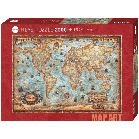 PUZZ. THE WORLD, HEYE 2000PZ.
