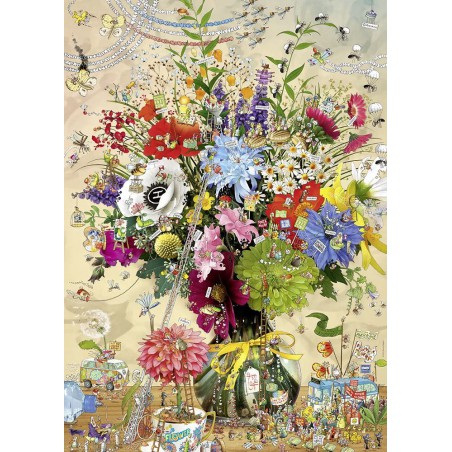 PUZZ. FLOWER`S LIFE, DEGANO (TRIANG.) 1000PZ.HEYE