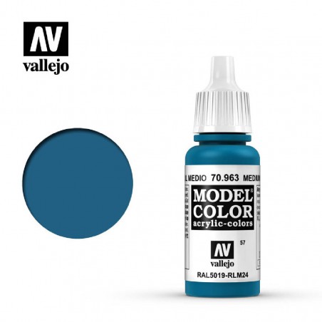 PINT. VALLE. AZUL MEDIO 17ML