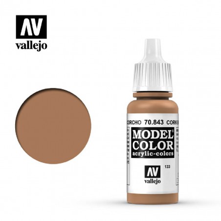 PINTURA VALLEJO MARRON CORCHO 17ML