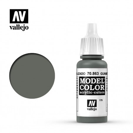 PINTURA VALLEJO GRIS METALIZADO 17ML
