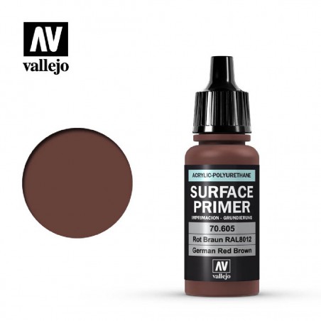 PINTURA VALLEJO IMPRIMACION ROJO MARRON ALEMAN
