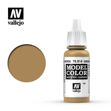 PINTURA VALLEJO OCRE VERDE 17ML