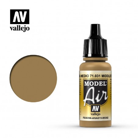 PINTURA VALLEJO MODEL AIR PIEDRA MEDIO  17ML