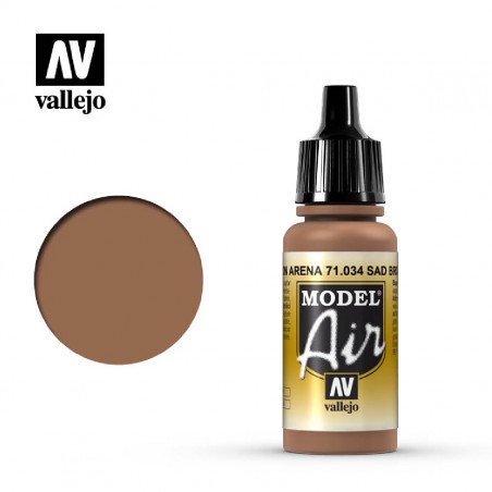 PINTURA VALLEJO MODEL AIR MARRON ARENA 17ML