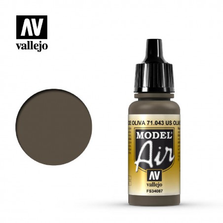 PINTURA VALLEJO MODEL AIR MARRON OLIVA 17ML