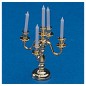 ZZ CANDELABRO 5 BRAZOS DORADO
