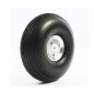 RUEDA GOMA LLANTA ALUMINIO 63X24MM EJE 4MM