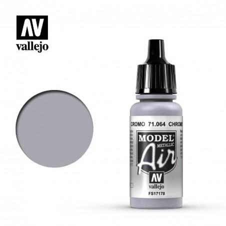 PINTURA VALLEJO MODEL AIR CROMO 17ml