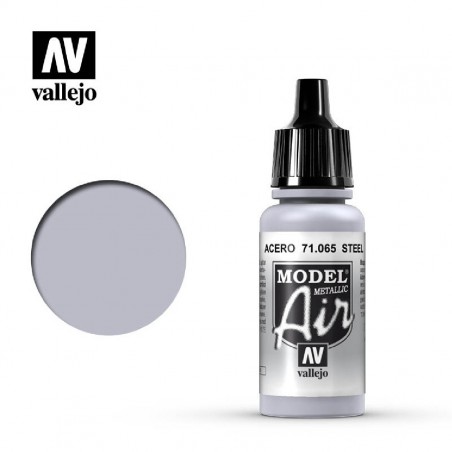 PINTURA VALLEJO MODEL AIR ACERO 17ML