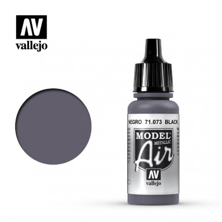 PINTURA VALLEJO NEGRO METALICO  073 17ML