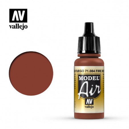 PINTURA VALLEJO MODEL AIR ROJO FUEGO 17ML