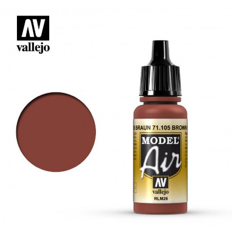 PINTURA VALLEJO MODEL AIR MARRON 17ML