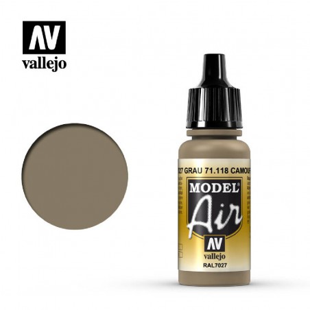 PINTURA VALLEJO MODEL AIR GRIS CAMUFLAJE 17ML