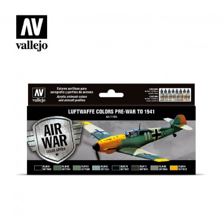 SET PINTURAS AIR WAR LUTWAFFE PRE GUERRA