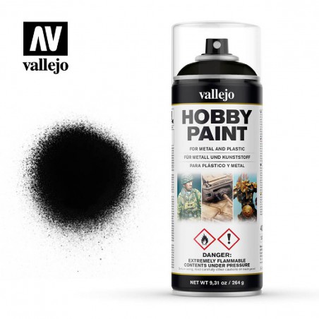 IMPRIMACION NEGRO 400ML AEROSOL VALLEJO