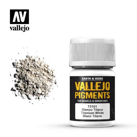 PINTURA VALLEJO PIGMENTO BLANCO TITANIO 30ML