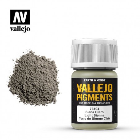 PINTURA VALLEJO PIGMENTO SIENA CLARO 30ML