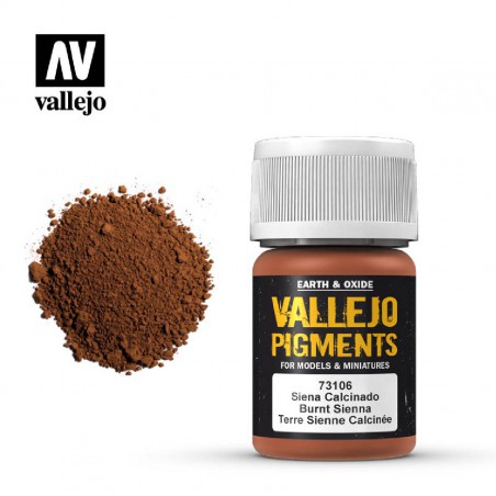PINTURA VALLEJO  PIGMENTO SIENA CALCINADO 30ML