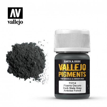 PINTURA VALLEJO PIGMENTO PIZARRA OSCURO 30ML