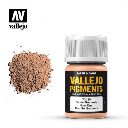 PINTURA VALLEJO PIGMENTO OXIDO RECIENTE 30ML
