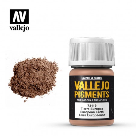 PINTURA VALLEJO PIGMENTO TIERRA EUROPEA 30ML