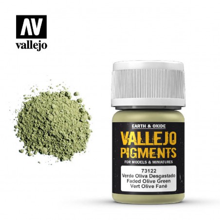 PINTURA VALLEJO PIGMENTO VERDE OLIVA DESGASTADO 30ML