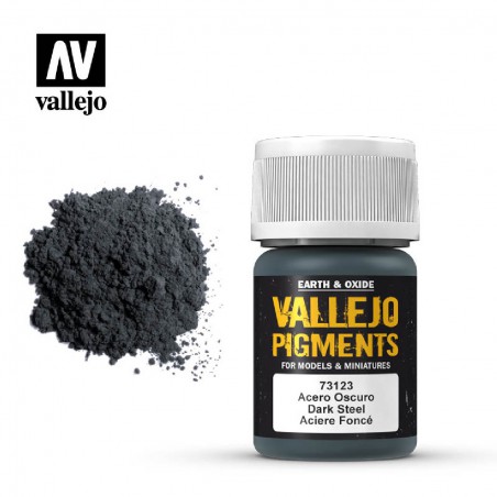 PINTURA VALLEJO PIGMENTO ACERO OSCURO 30ML
