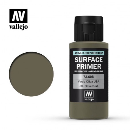 PINTURA VALLEJO IMPRIMACION VERDE OLIVA US  ACRIL-POLIUR