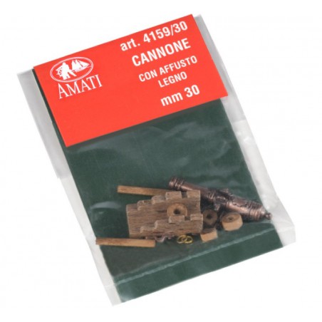 BC - CAÑON CON CUREÑA MADERA 30MM