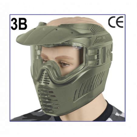 MASCARA PAINTBALL GXG PREDATOR NEGRA