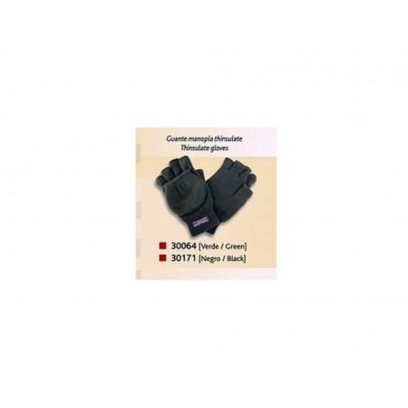 GUANTES MANOPLA THINSULATE NEGRA T/ UNICA