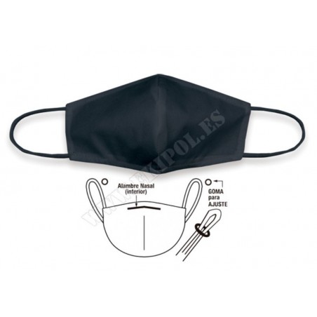 MASCARILLA FACIAL TNT NEGRA