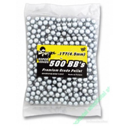 BOLSA 500 BOLAS DE ACERO 4.5MM