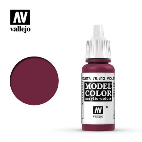 PINTURA VALLEJO ROJO VIOLETA  17ML  043