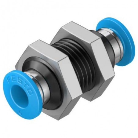 RACOR PASAMUROS PARA TUBO DE 6MM DE EXTERIOR