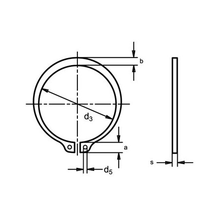 CIRCLIP SEGURIDAD 95CM  Und