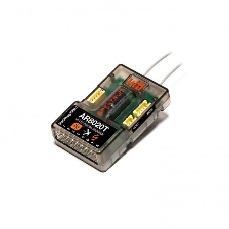 RECEPTOR SPEKTRUM AR8020T CON A3SX Y TELEMETRIA