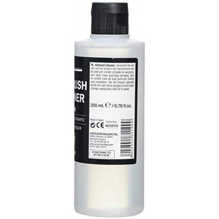 LIMPIADOR DE AERÓGRAFOS VALLEJO 200ML