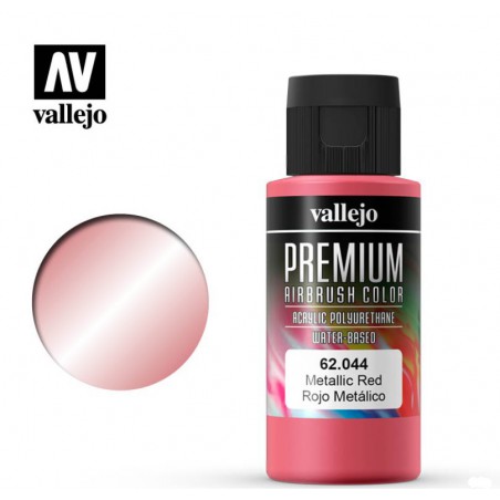 PINTURA VALLEJO ROJO METÁLICO PREMIUM 60ML
