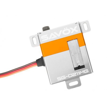 SERVO DIGITAL SAVOX SG-0211MG PERFIL PLANO CORELESS 8KG 6V