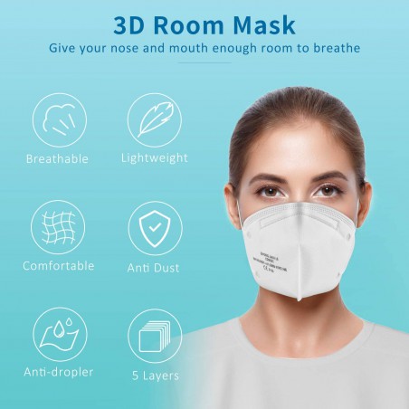 MASCARILLA FFP2 BLANCA C/ 10U