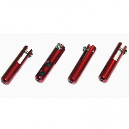 QUICKLINkS PARA VARILLA 2MM ALUMINIO ROJO MIRACLE